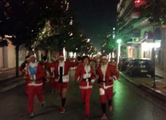 Εκατοντάδες αγιοβασίληδες στο 2ο Santa Run