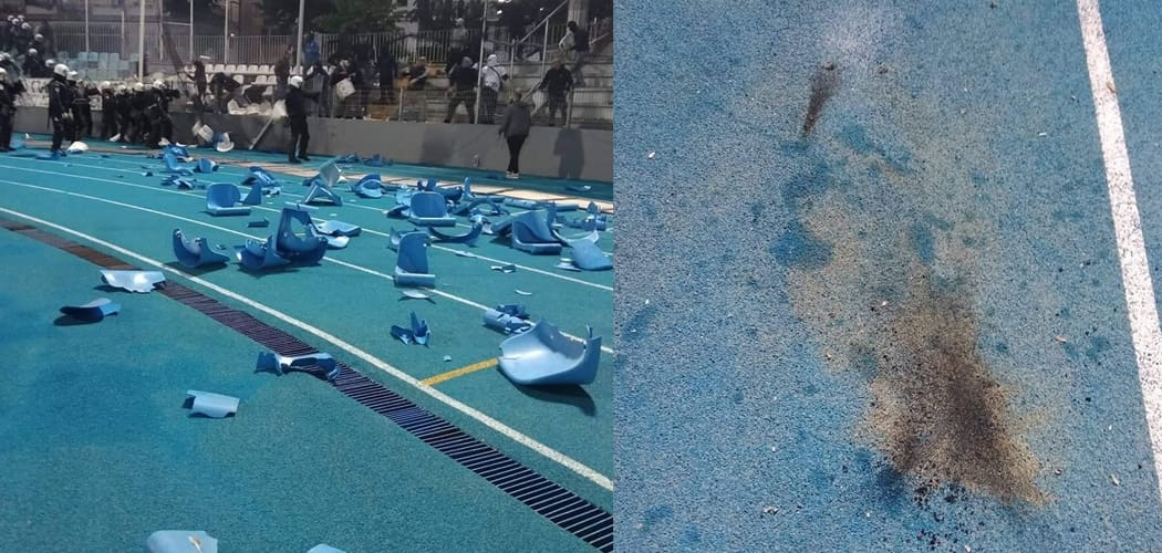 Ζημιές στο νέο ταρτάν, σπασμένα 500 καθίσματα, έξαλλος ο ΓΓΑ, Ιούλιος Συναδινός