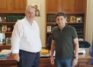 Τον Υφυπουργό Αθλητισμού, Λ. Αυγενάκη υποδέχτηκε ο Περιφερειάρχης Ηπείρου
