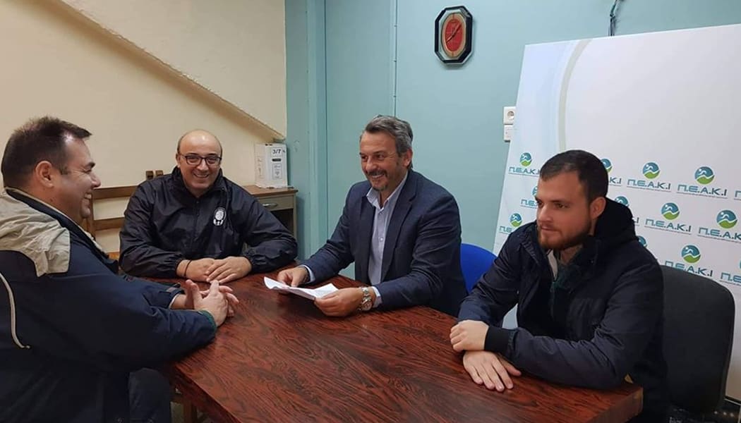 Συνάντηση μελών συμβουλίου του εργασιακού μπάσκετ με τη διοίκηση του ΠΕΑΚΙ