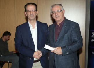 Βραβεύτηκε από τον ΠΣΑΤ ο Βαγγέλης Γυφτόπουλος
