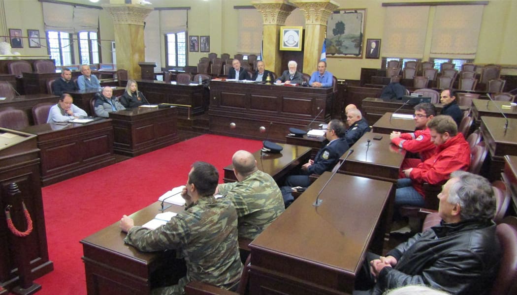 Συνεδρίασε το συντονιστικό του Δήμου για τις προτεραιότητες σε περίπτωση κακοκαιρίας