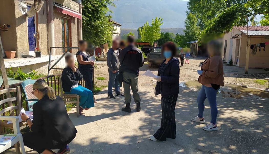 Ενημέρωση στις οικογένειες των Ρομά