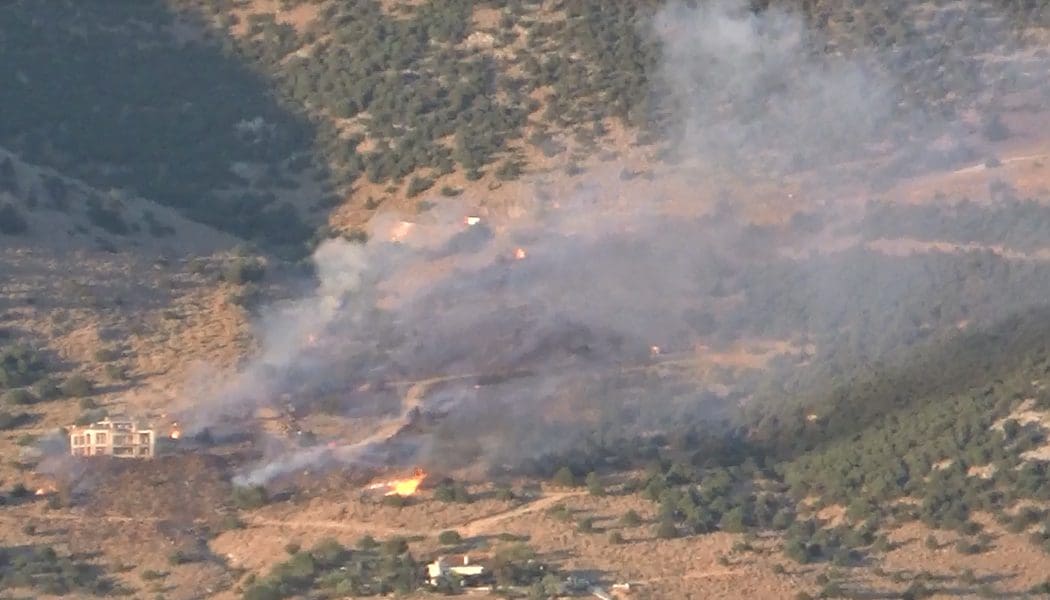 Κατασβέστηκε η φωτιά πάνω από την Αμφιθέα Ιωαννίνων (video)