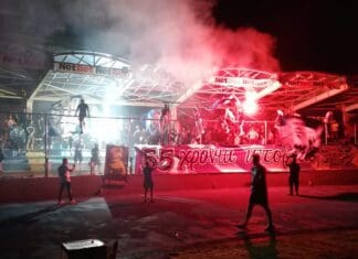 Βίντεο και φωτογραφίες από το pyroshow για τα 55 χρόνια του ΠΑΣ Γιάννινα