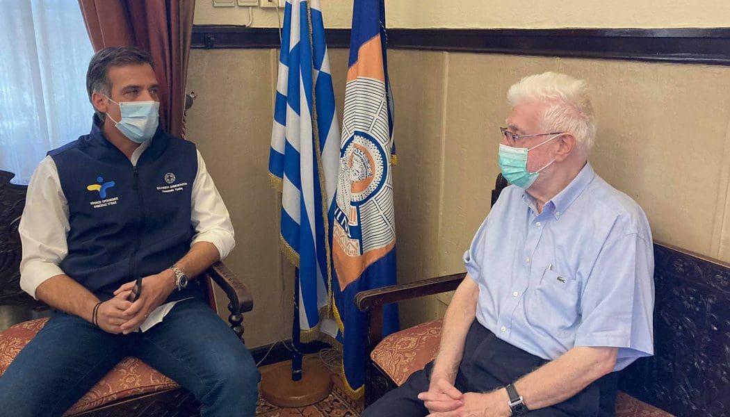 Στο Δημαρχείο ο Πρόεδρος του ΕΟΔΥ