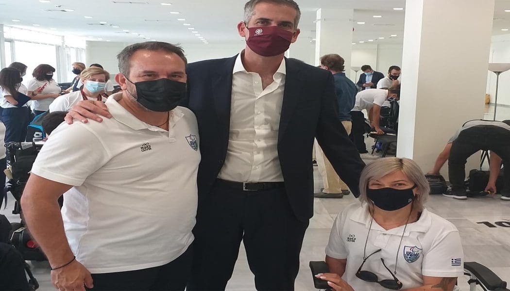 Ο Δήμος Αθηναίων τίμησε την Ανθή Λιάγκου για τη συμμετοχή της στους Παραολυμπιακούς του Τόκιο