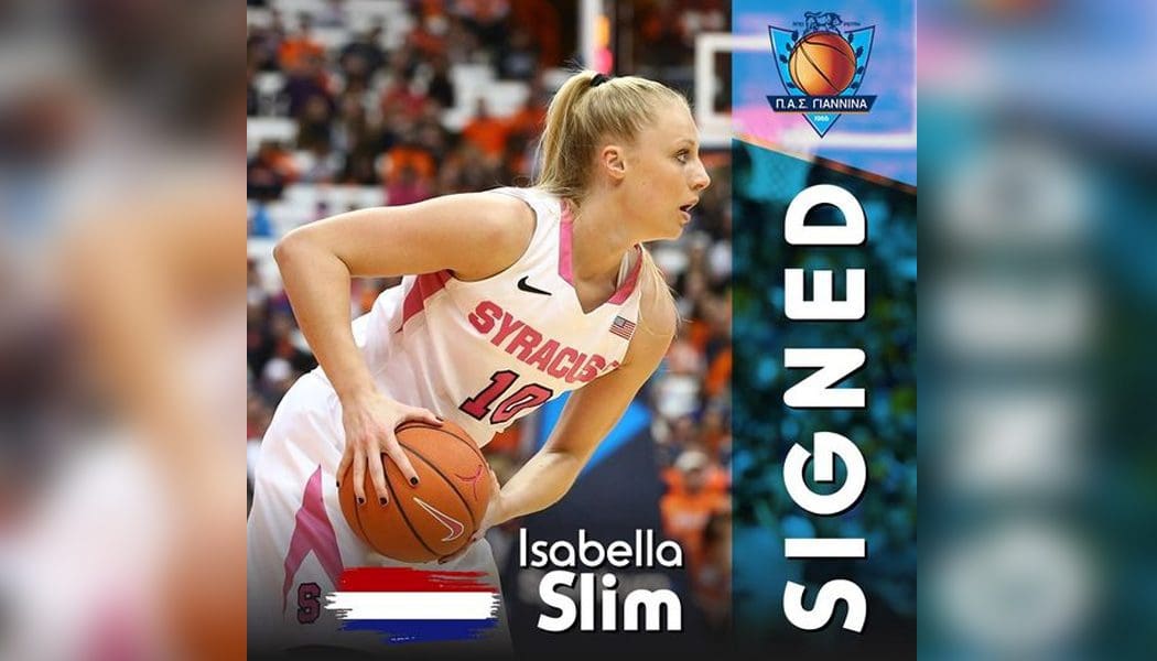 Τη διεθνή Ολλανδή power forward, Ισαβέλα Σλιμ, απέκτησε ο ΠΑΣ Γιάννινα WBC!