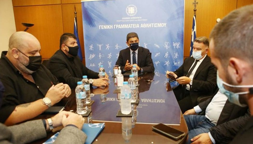 Συναντήθηκε με εκπροσώπους της Super League 2 ο Αυγενάκης