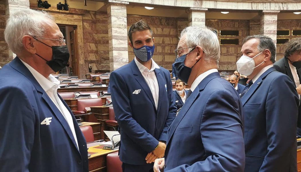 Τίμησε τους Ολυμπιονίκες το ελληνικό κοινοβούλιο