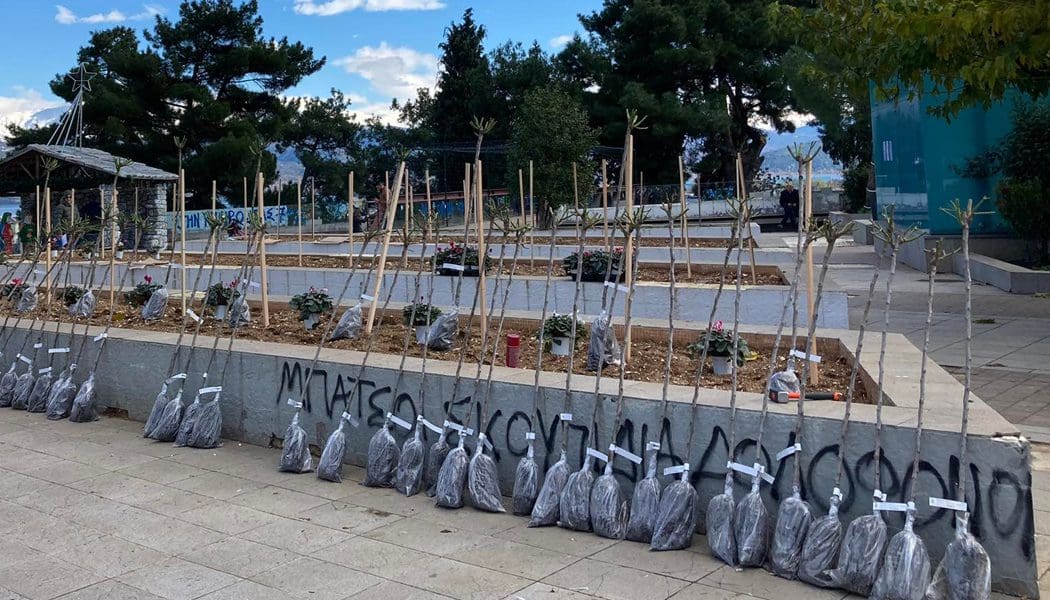 Απέκτησε χρώμα η κεντρική πλατεία