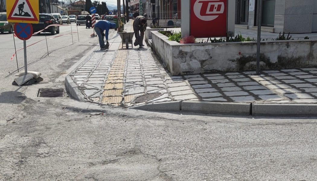 Σε εξέλιξη έργα στη Λεωφόρο Γράμμου και τη Νέα Ζωή
