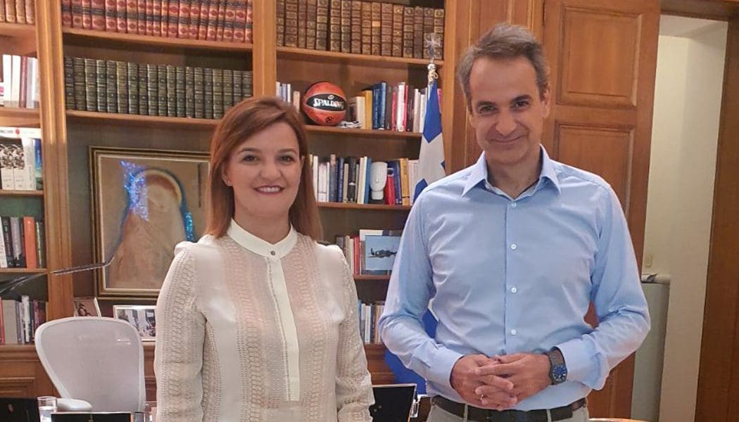 Συνάντηση της Μ. Κεφάλα με τον Κ. Μητσοτάκη
