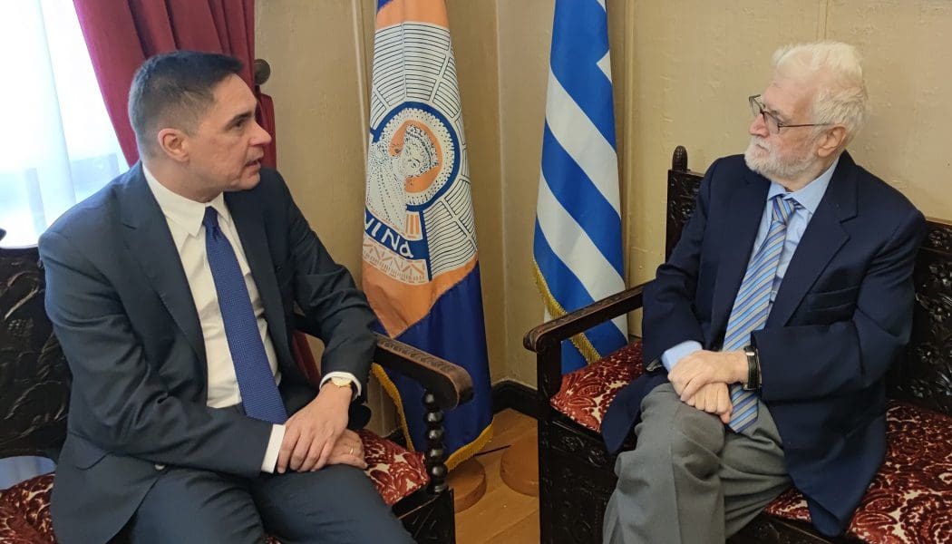 Συνάντηση του Μ. Ελισάφ με τον Πρέσβη της Πολωνίας