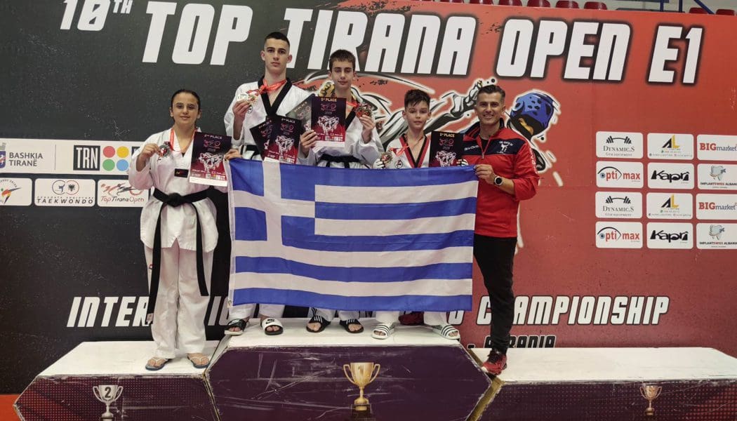 Μετάλλια σε δύο διεθνείς αγώνες των Τιράνων για τους αθλητές του ΔΙΑ Ιωαννίνων