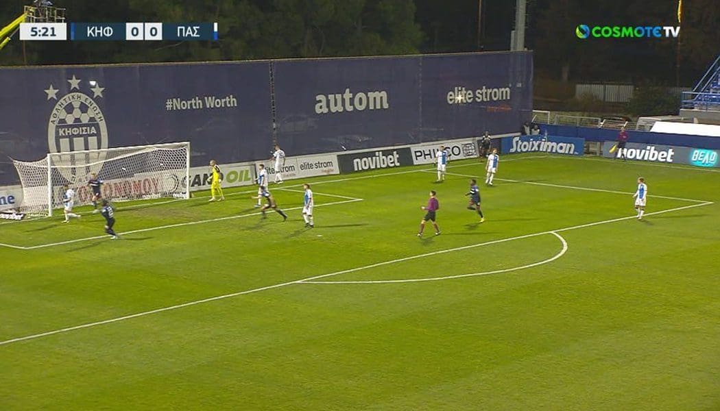 Τρία γρήγορα γκολ και προβάδισμα 2-1 για την Κηφισιά (2-2 στο 30′) (video)