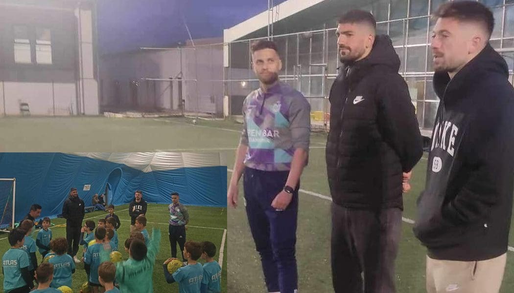 Παντελάκης και Παμλίδης επισκέφτηκαν τη Σχολή ποδοσφαίρου του Άτλα