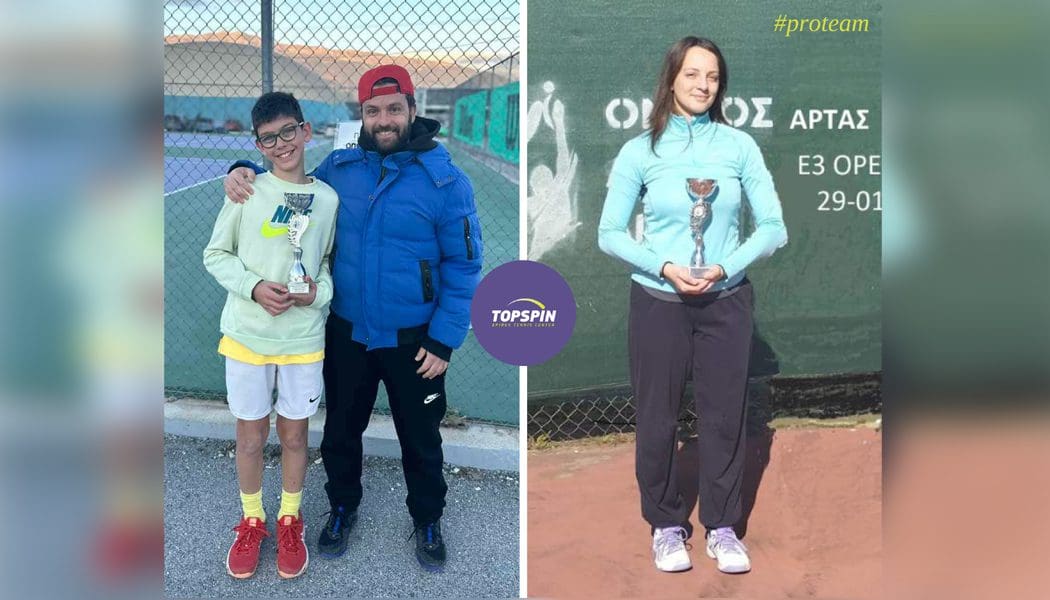 Πετυχημένο για τους τενίστες του Topspin το πρώτο τουρνουά της χρονιάς σε Άρτα και Φιλιππιάδα