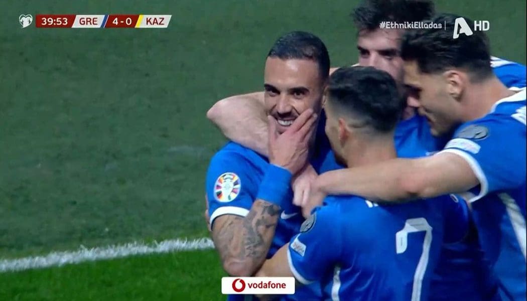 Ονειρικό α’ ημίχρονο και 4-0 η Ελλάδα το Καζακστάν! (video)
