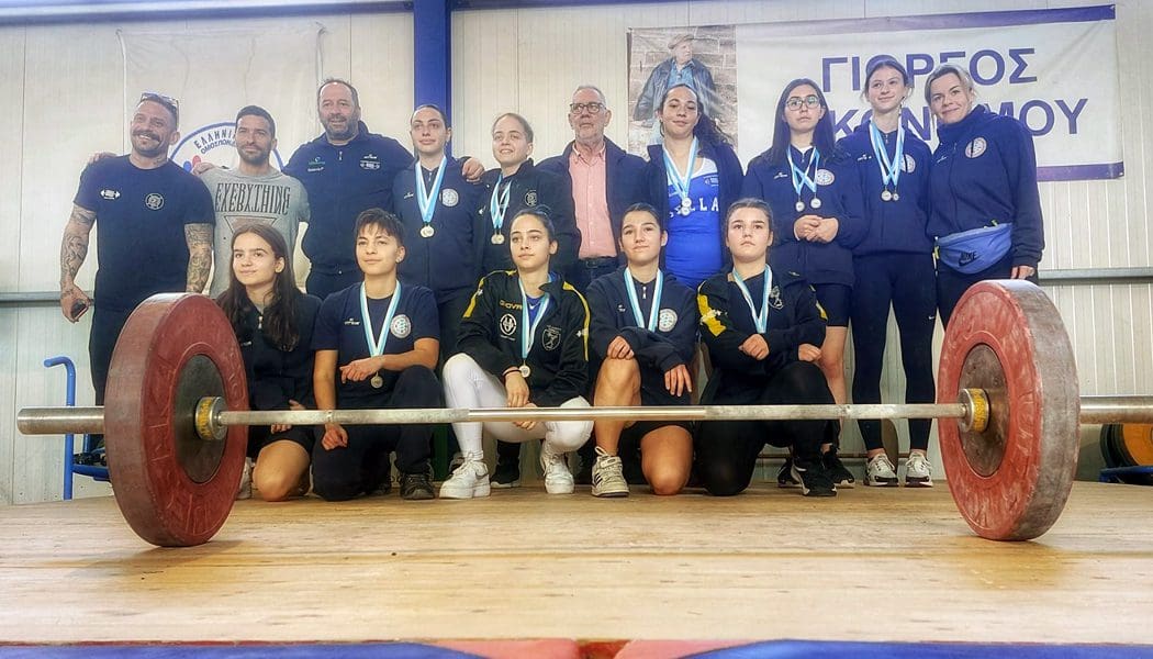 Σάρωσαν τα μετάλλια οι νεαροί αθλητές του Σπάρτακου στο πανελλήνιο άρσης βαρών!