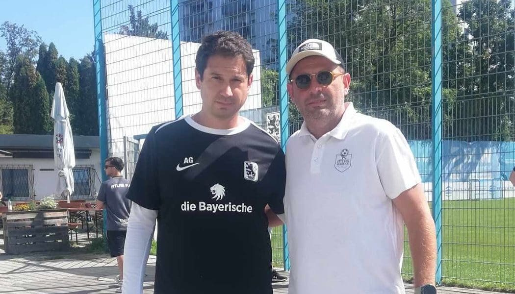 Επίσκεψη του Άτλα στο προπονητικό κέντρο της Μόναχο 1860 και συνάντηση με Γιαννίκη