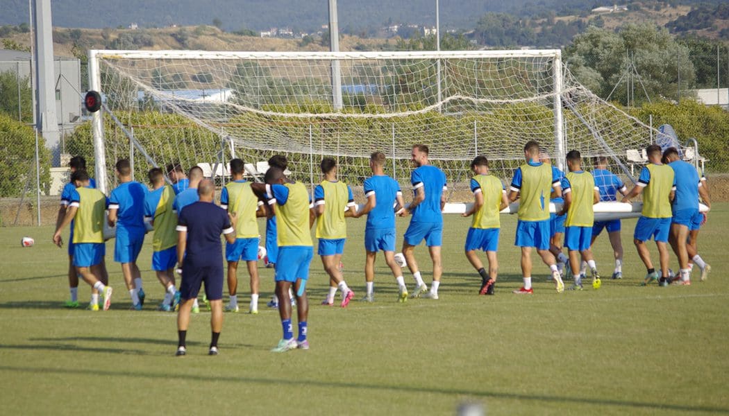 Διπλή προπόνηση με έμφαση στην τακτική το απόγευμα της Παρασκευής