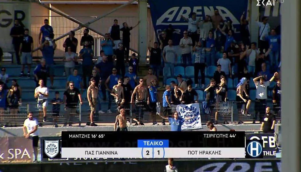 Τα στιγμιότυπα της νίκης του ΠΑΣ Γιάννινα επί του ΠΟΤ Ηρακλή Φούρνοι Βενέτη με 2-1