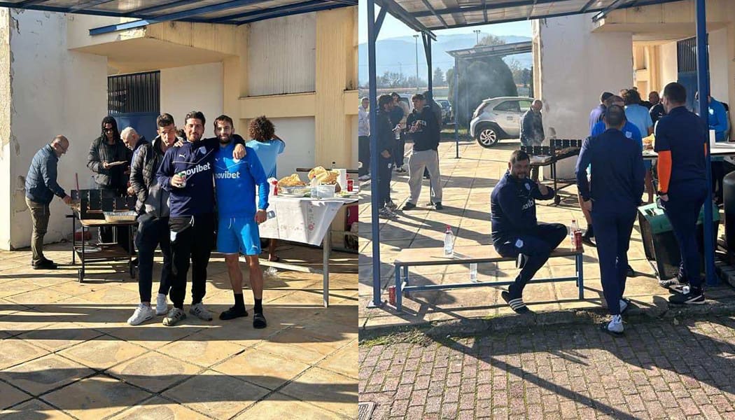 Χαλαρές στιγμές με μπάρμπεκιου στον ΠΑΣ Γιάννινα!