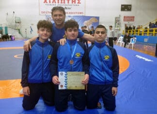 Χάλκινος ο Χιουρέας της Α.Ε. Σελλών στο Πανελλήνιο πρωτάθλημα Ελληνορωμαϊκής Πάλης U15