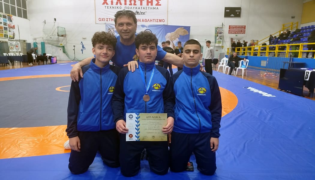 Χάλκινος ο Χιουρέας της Α.Ε. Σελλών στο Πανελλήνιο πρωτάθλημα Ελληνορωμαϊκής Πάλης U15