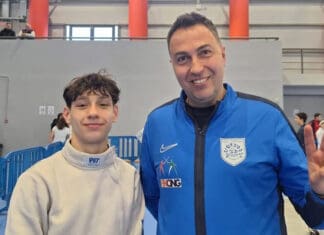 Ασημένιος ο Σούκερας στο πανελλήνιο πρωτάθλημα ξίφους μονομαχίας εφήβων