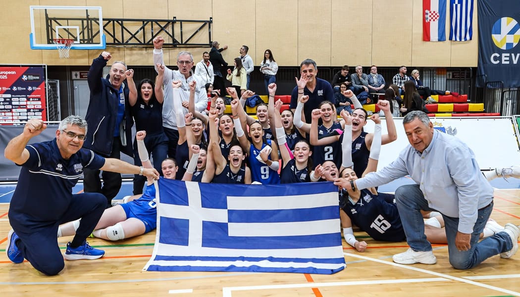 Με τη συμμετοχή της Λαμπρούση, 2η νίκη της Εθνικής βόλεϊ Κ16 στην Λετονία!