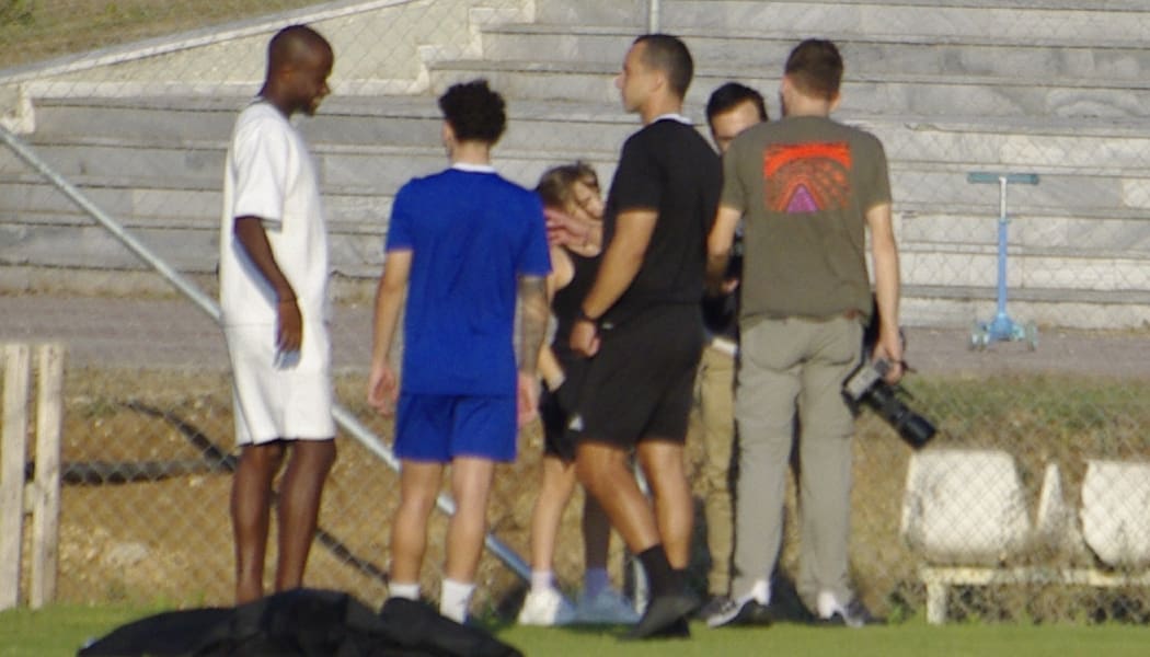 Επίσκεψη Λέο στην προπόνηση