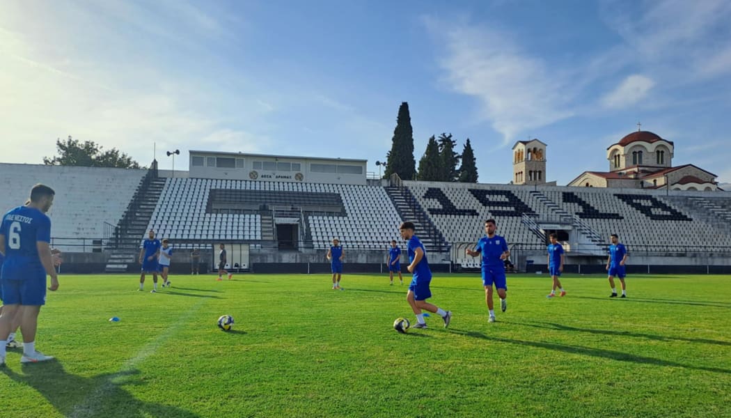 Προπόνηση στην Δράμα για τους παίκτες του Νέστου ενόψει ΠΑΣ Γιάννινα