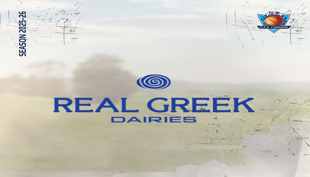 Νέα χορηγική συνεργασία με την Real Greek Dairies για τον ΠΑΣ Γιάννινα WBC