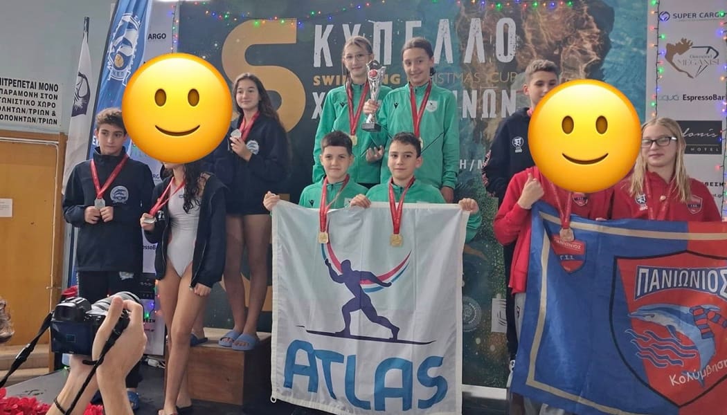 Συνέχιση επιτυχιών για το κολυμβητικό τμήμα του ΑΤΛΑ Ιωαννίνων!