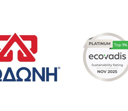 ΔΩΔΩΝΗ: Πλατινένια Διάκριση EcoVadis – Στις κορυφαίες εταιρείες παγκοσμίως για τη Βιωσιμότητα