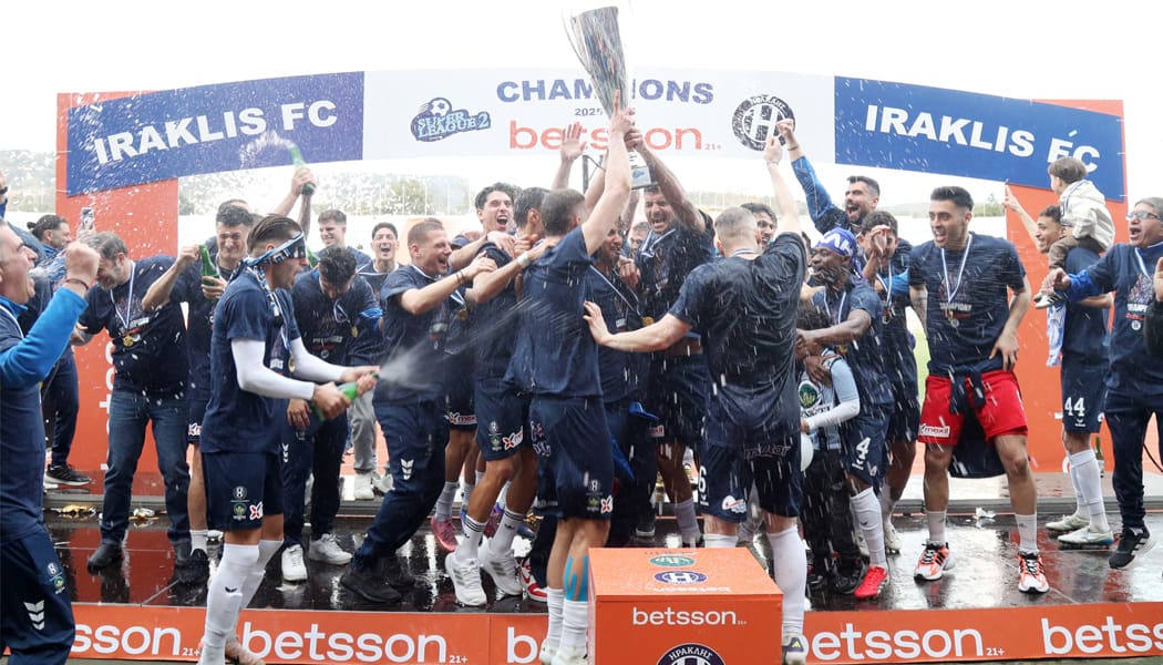 Super League 2: Φιέστα τίτλου με απονομή στον ΠΟΤ Ηρακλή (VIDEO)