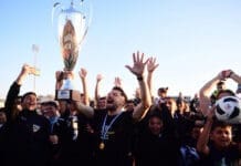 Ντελίριο στην Καλαμάτα στην απονομή του πρωταθλήματος! (video)