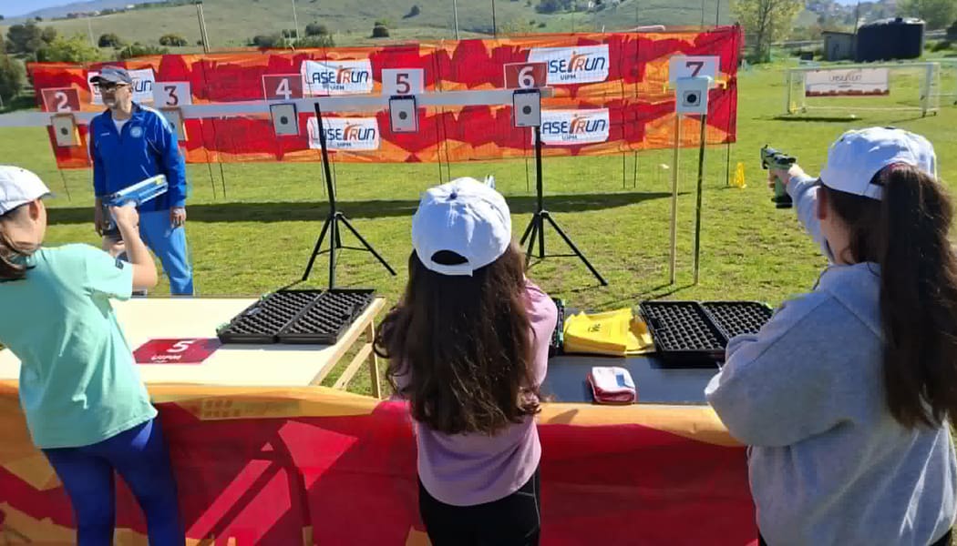 Αγώνες επίδειξης Laser Run στα γήπεδα του Σταυρακίου!