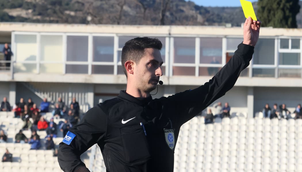 Ο διαιτητής Γιώργος Παπαδόπουλος στο ματς Νέστου Χρυσούπολης – ΠΑΣ Γιάννινα
