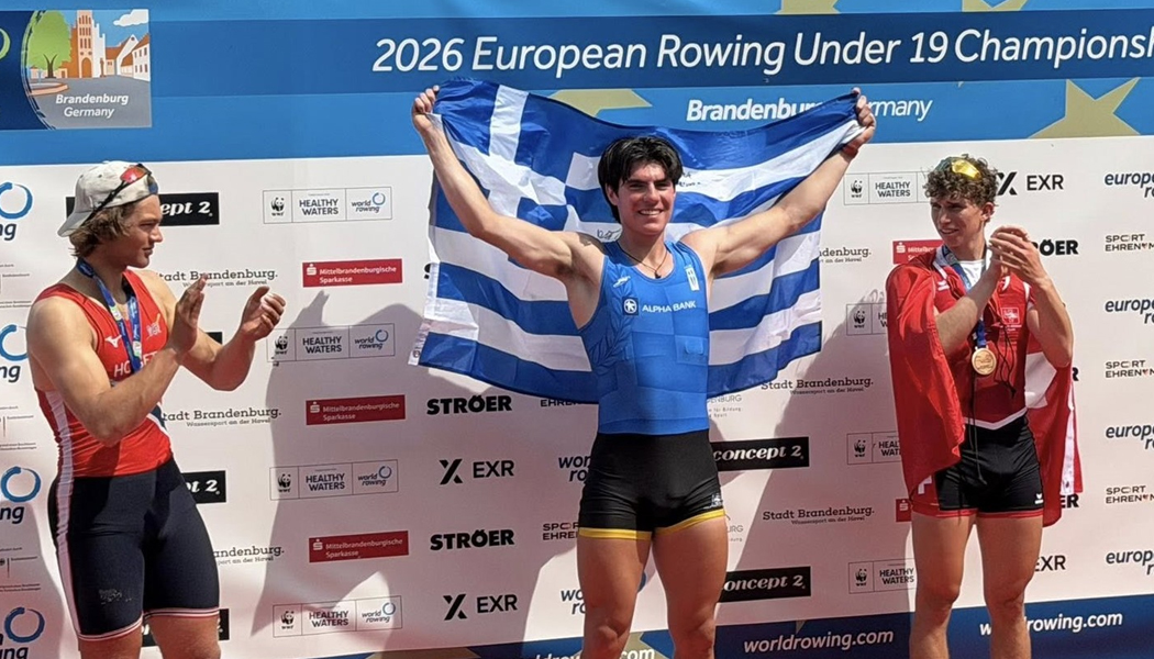 Κουπί από… χρυσάφι τράβηξε ο Ιάσονας Μουσελίμης στο Ευρωπαϊκό Κ19!