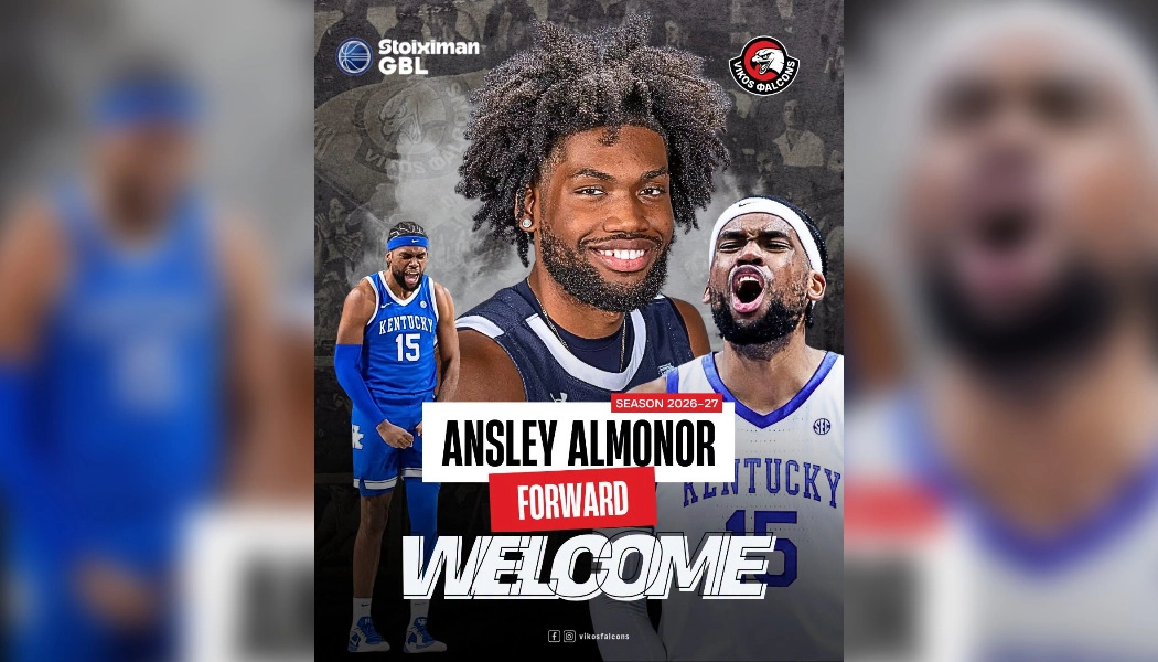 Ήρθε ως πρωταθλητής Φινλανδίας ο Άλμονορ στους Vikos Φalcons!